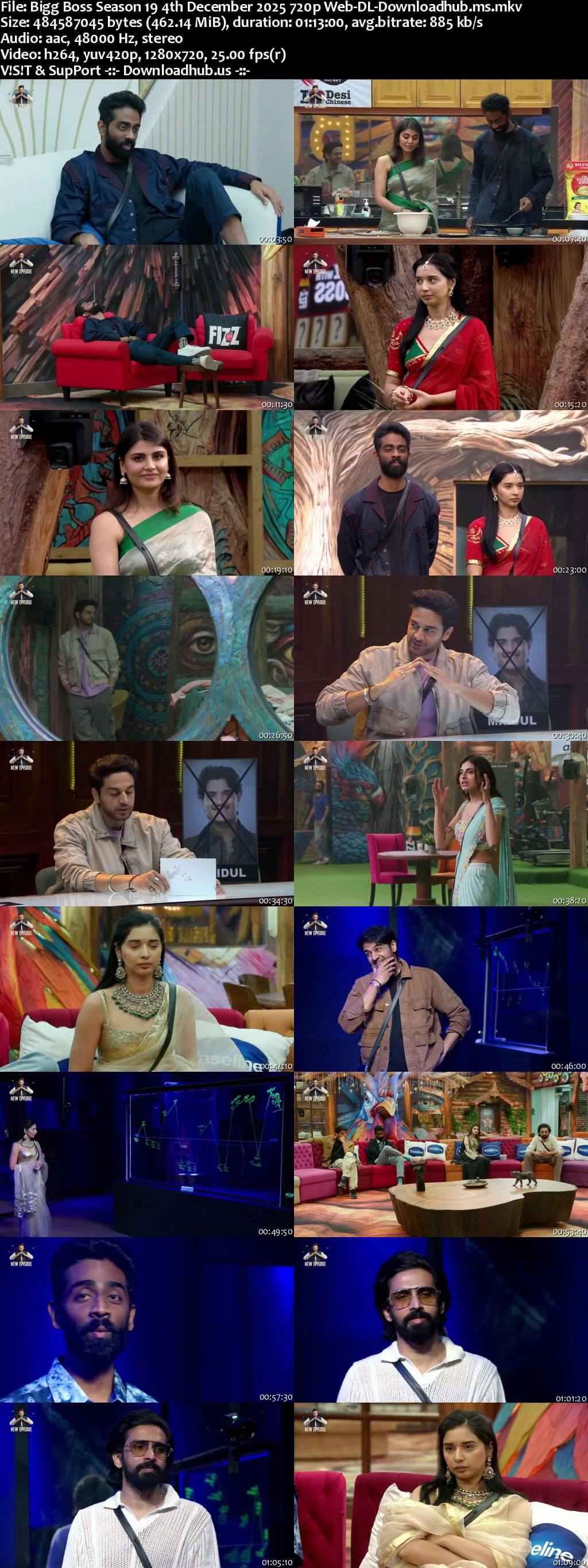 Bigg Boss Season 19 4 December 2025 Episode 103 Web-DL 720p 480p