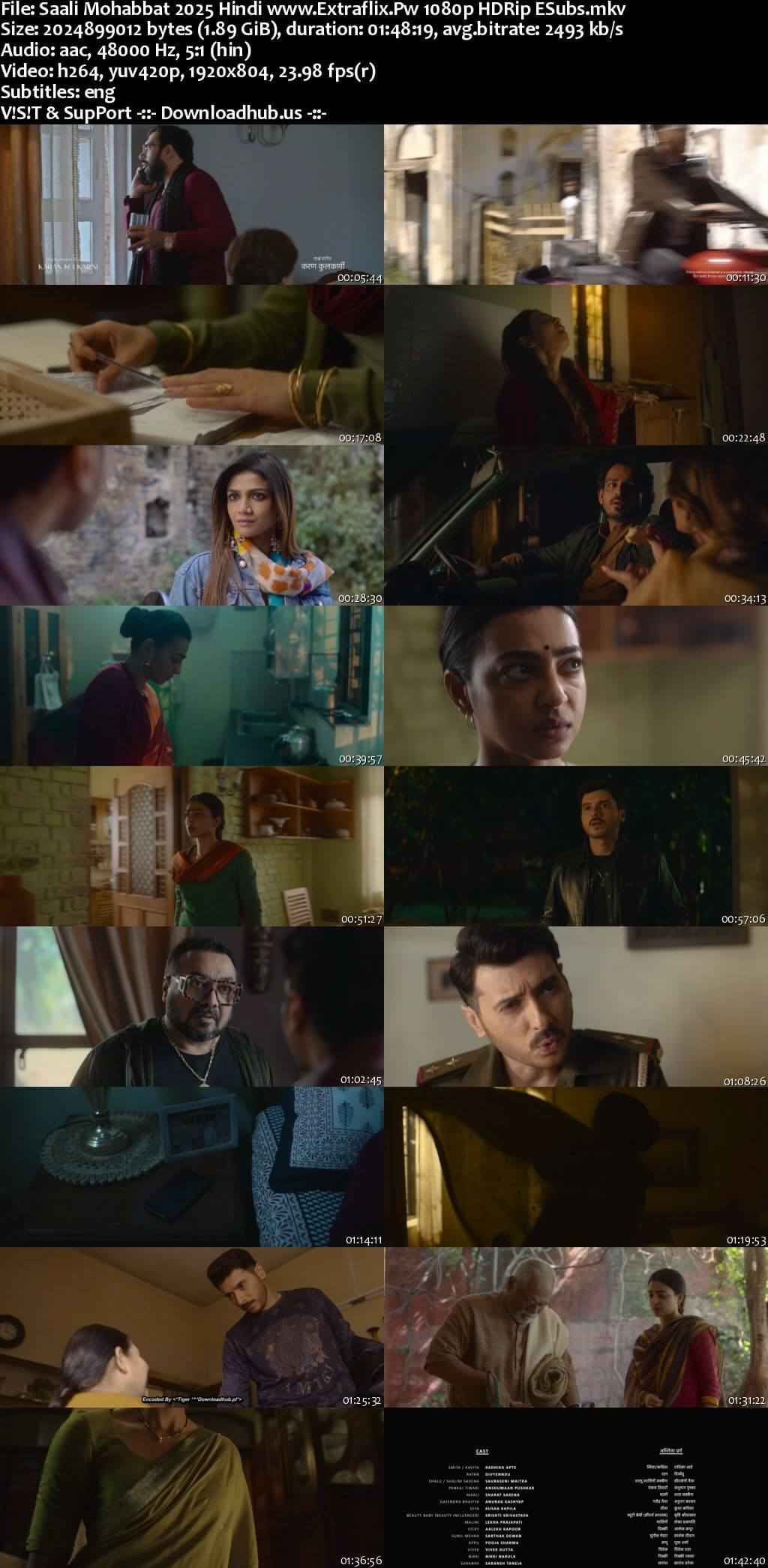 Saali Mohabbat 2025 Hindi Movie DD5.1 4k 1080p 720p 480p HDRip ESubs x264 HEVC