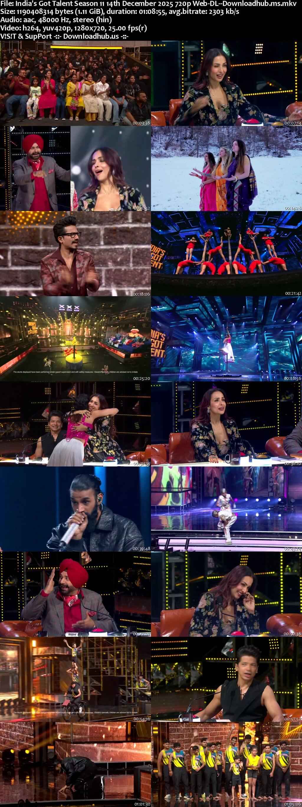 India's Got Talent Season 11 14 December 2025 Episode 22 Web-DL 720p 480p