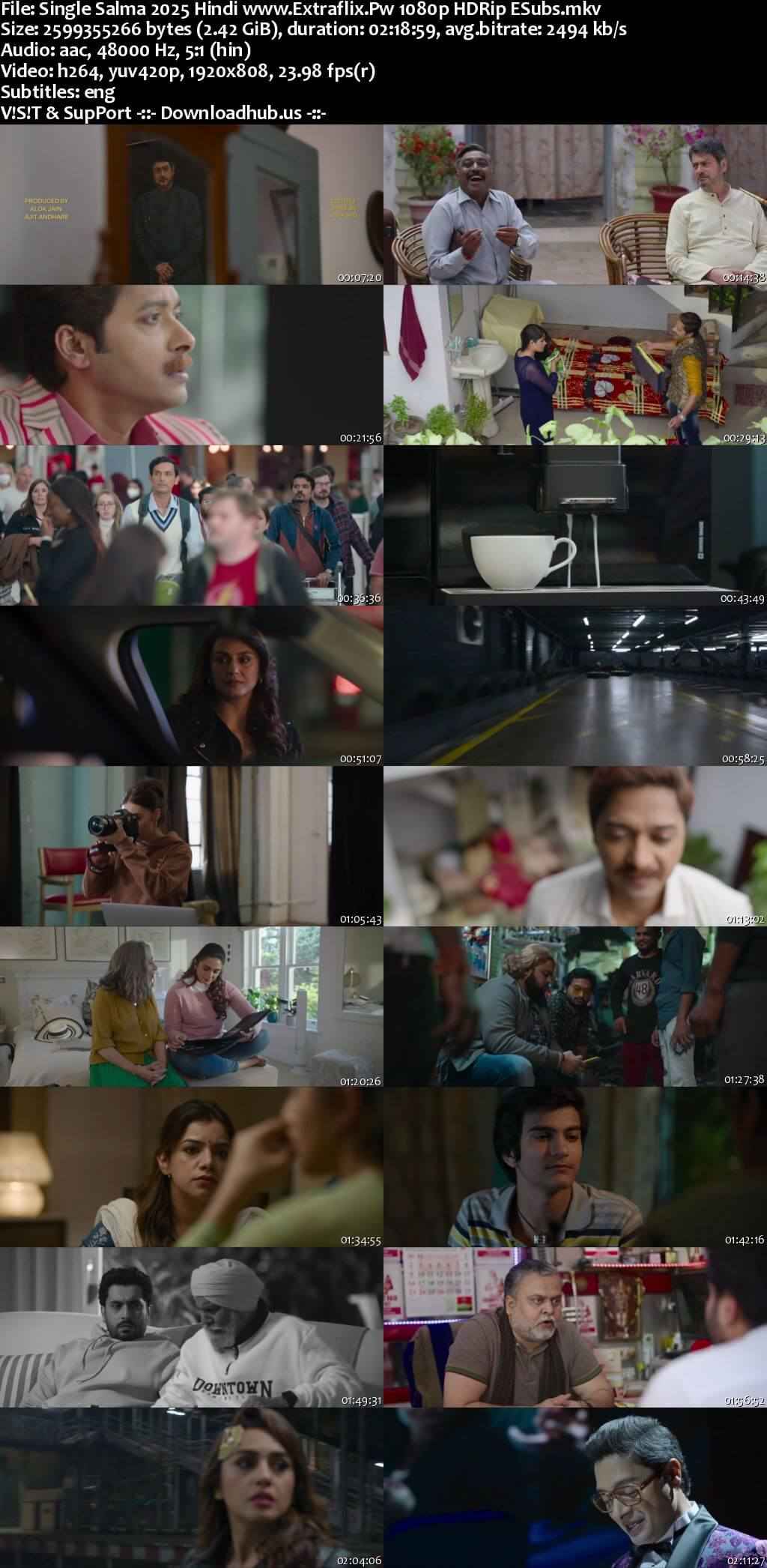 Single Salma 2025 Hindi Movie DD5.1 4k 1080p 720p 480p HDRip ESubs x264 HEVC