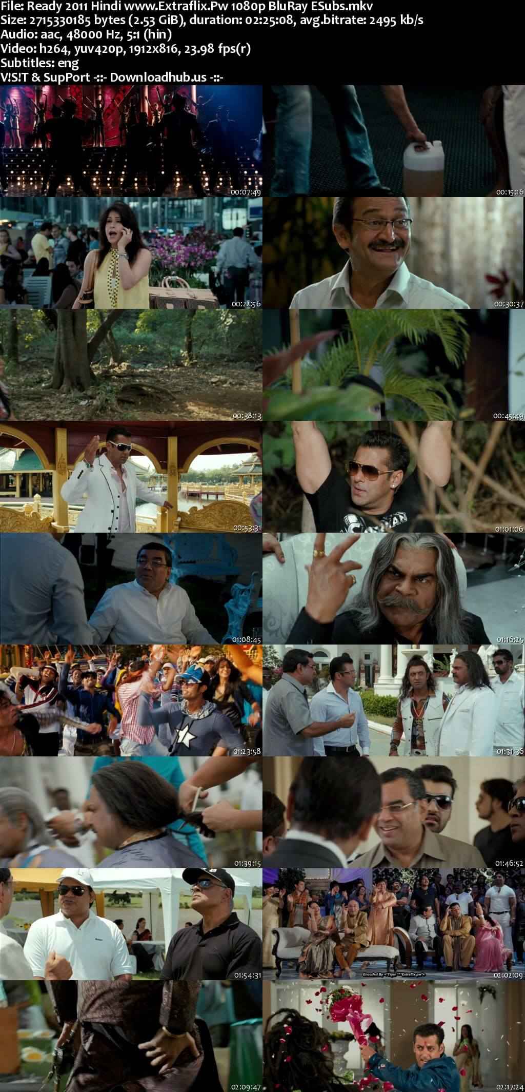 Ready 2011 Hindi Movie DD5.1 4k 1080p 720p 480p BluRay ESubs x264 HEVC