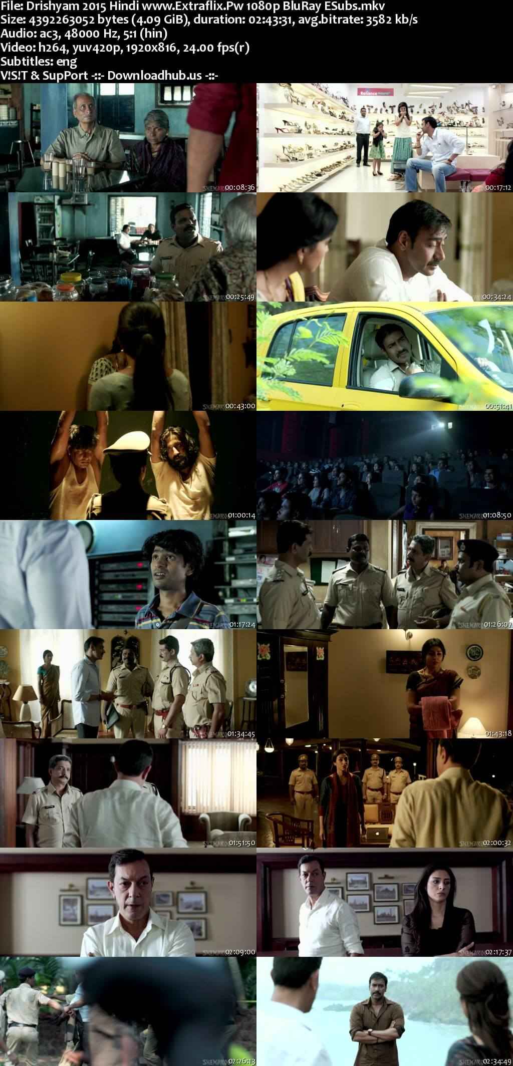 Drishyam 2015 Hindi Movie DD5.1 1080p 720p 480p BluRay ESubs x264 HEVC Drishyam 2015 Hindi Movie DD5.1 1080p 720p 480p BluRay ESubs x264 HEVC