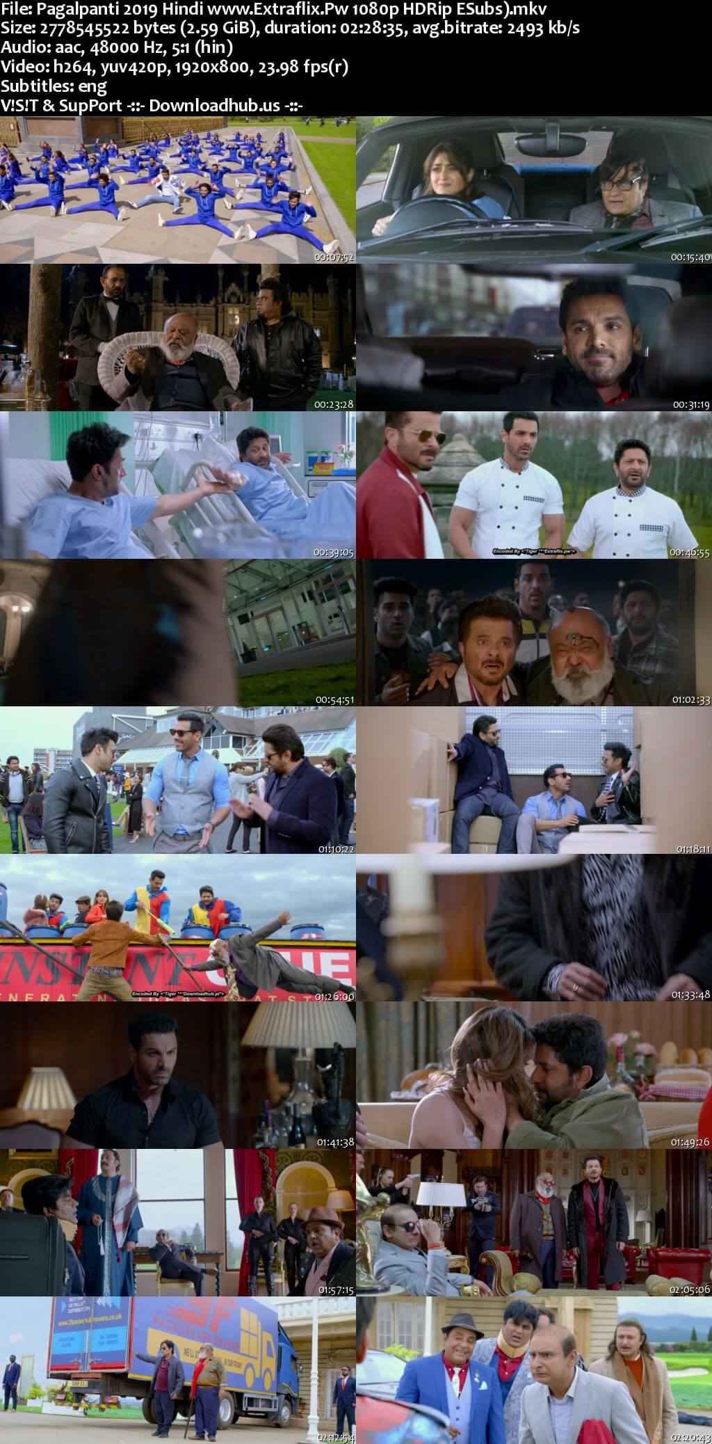 Pagalpanti 2019 Hindi Movie DD5.1 1080p 720p 480p HDRip ESubs x264 HEVC Pagalpanti 2019 Hindi Movie DD5.1 1080p 720p 480p HDRip ESubs x264 HEVC