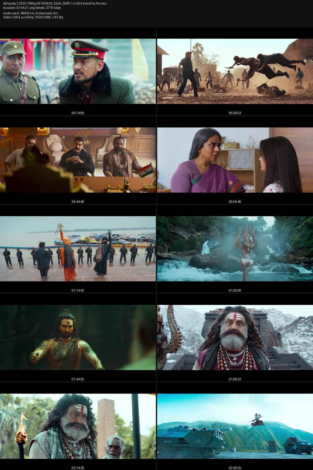 Akhanda 2 2025 Hindi ORG Dual Audio Movie DD5.1 4k 1080p 720p 480p UNCUT HDRip ESubs x264 HEVC