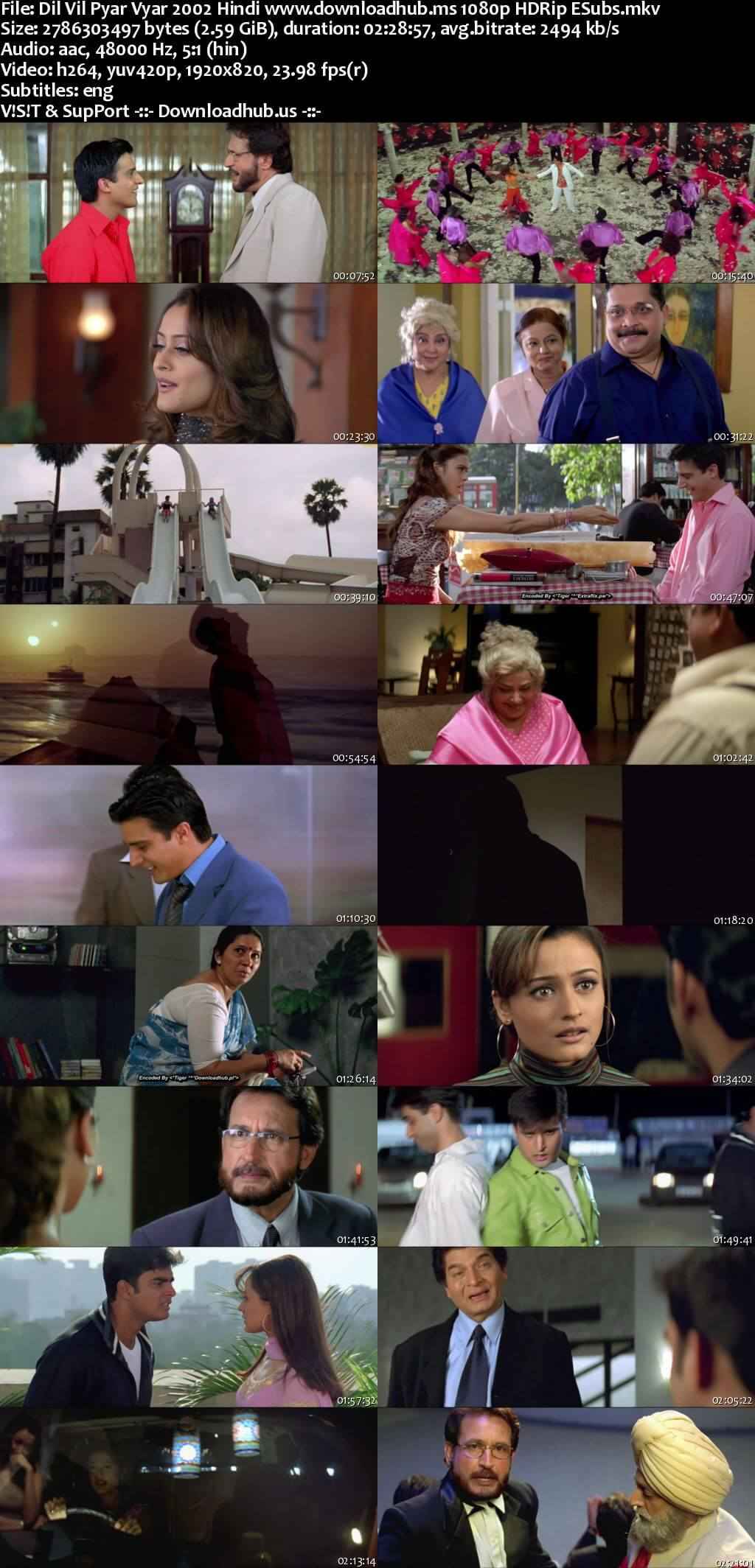 Dil Vil Pyar Vyar 2002 Hindi Movie DD5.1 1080p 720p 480p HDRip ESubs x264 HEVC Dil Vil Pyar Vyar 2002 Hindi Movie DD5.1 1080p 720p 480p HDRip ESubs x264 HEVC