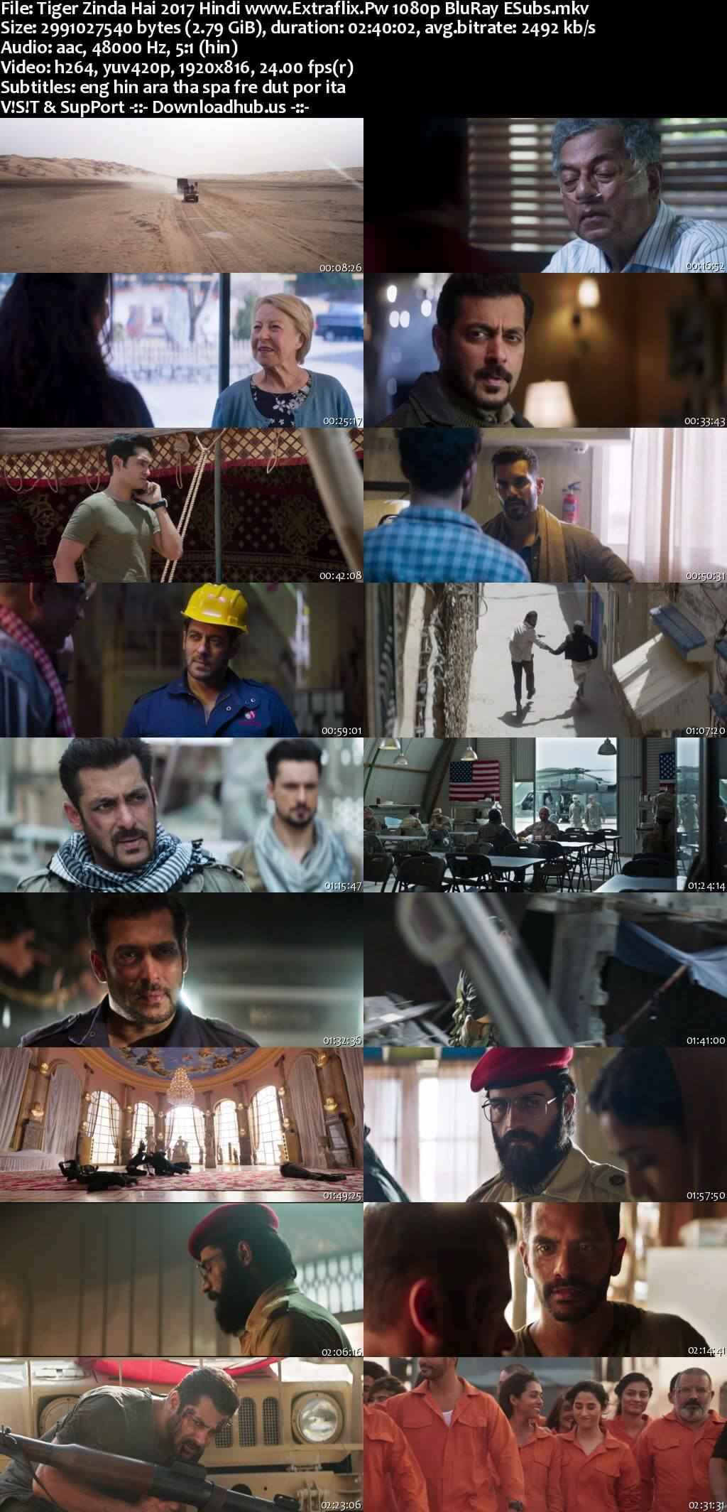Tiger Zinda Hai 2017 Hindi Movie DD5.1 4k 1080p 720p 480p BluRay ESubs x264 HEVC