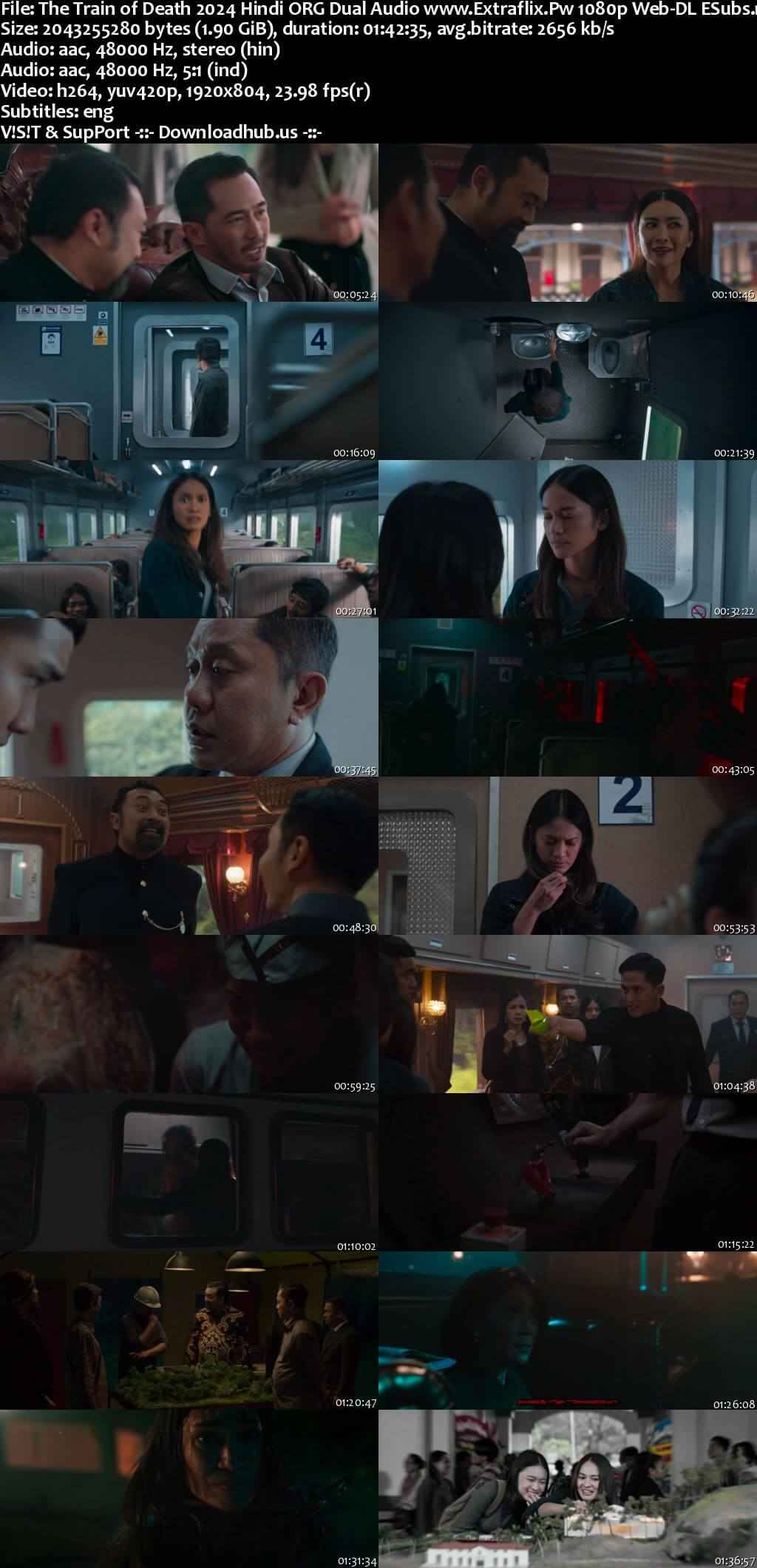 The Train of Death 2024 Hindi ORG Dual Audio Movie DD2.0 1080p 720p 480p Web-DL ESubs x264 HEVC The Train of Death 2024 Hindi ORG Dual Audio Movie DD2.0 1080p 720p 480p Web-DL ESubs x264 HEVC