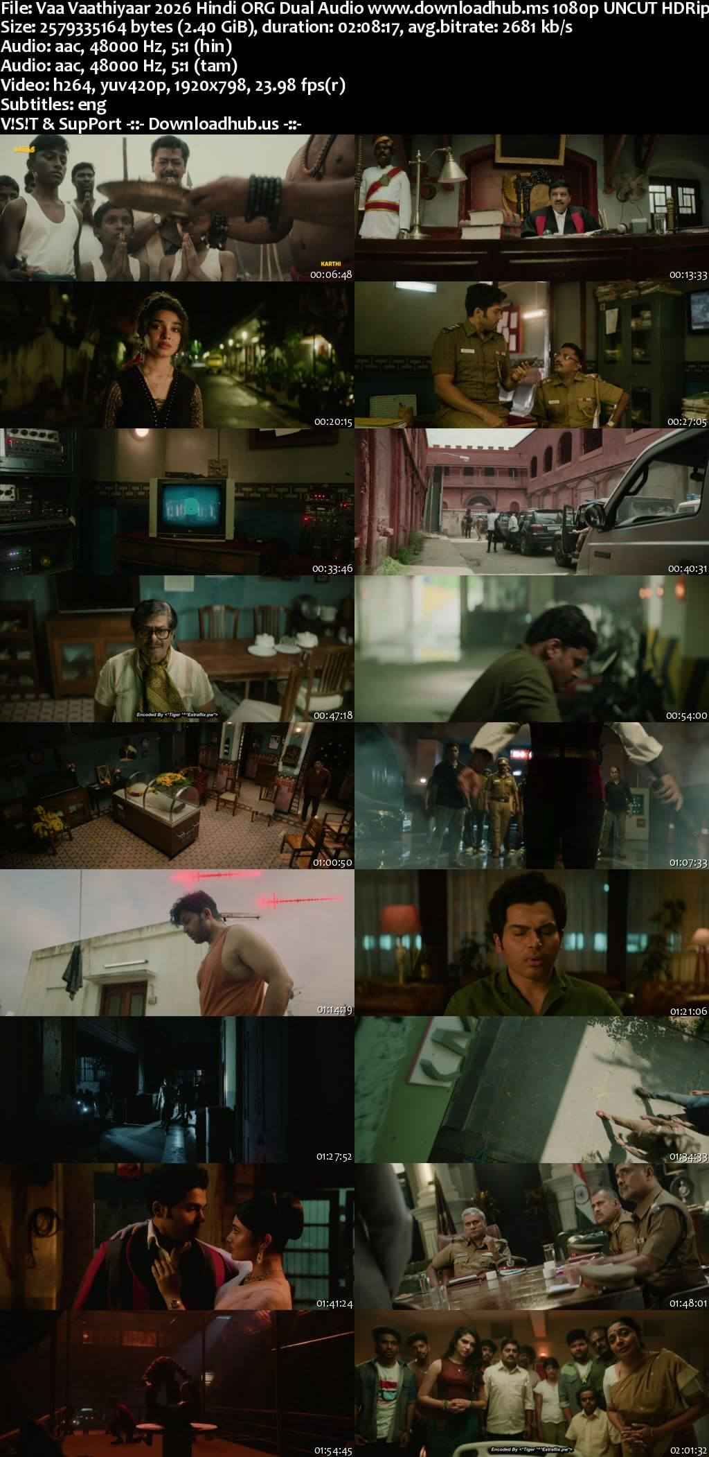 Vaa Vaathiyaar 2026 Hindi ORG Dual Audio Movie DD5.1 4k 1080p 720p 480p UNCUT HDRip ESubs x264 HEVC