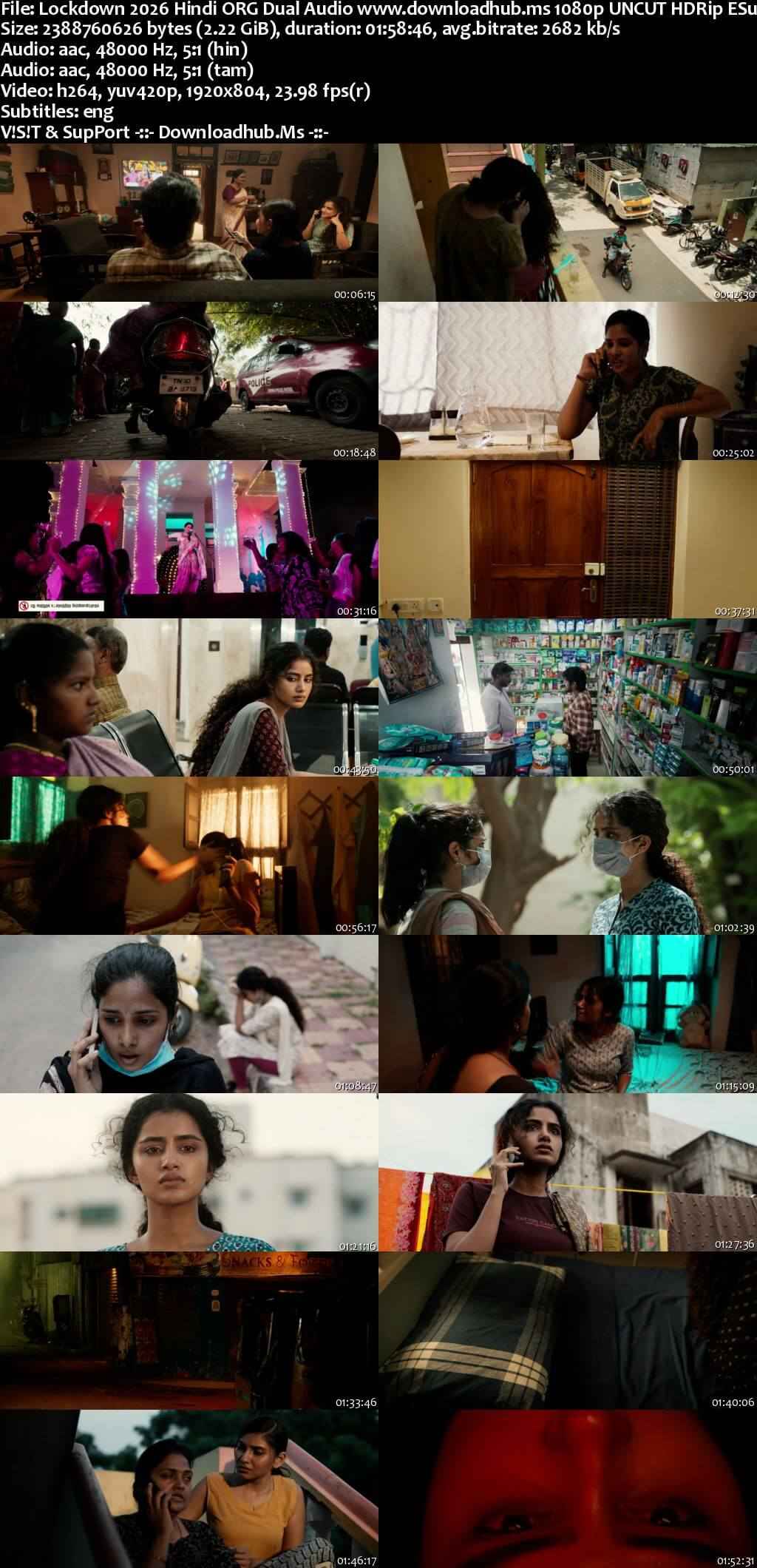 Lockdown 2026 Hindi ORG Dual Audio Movie DD5.1 1080p 720p 480p UNCUT HDRip ESubs x264 HEVC Lockdown 2026 Hindi ORG Dual Audio Movie DD5.1 1080p 720p 480p UNCUT HDRip ESubs x264 HEVC