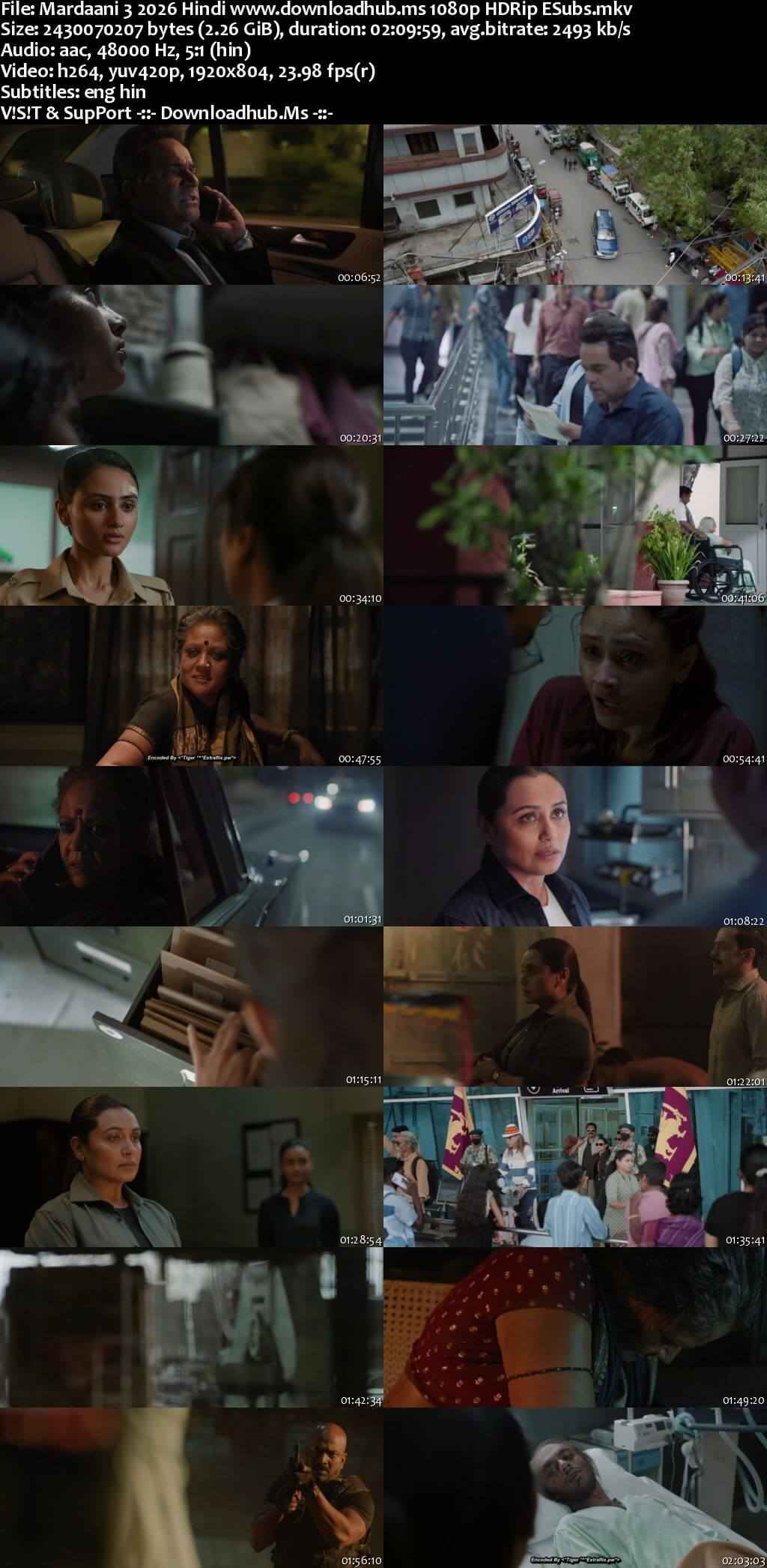 Mardaani 3 2026 Hindi Movie DD5.1 4k 1080p 720p 480p HDRip ESubs x264 HEVC