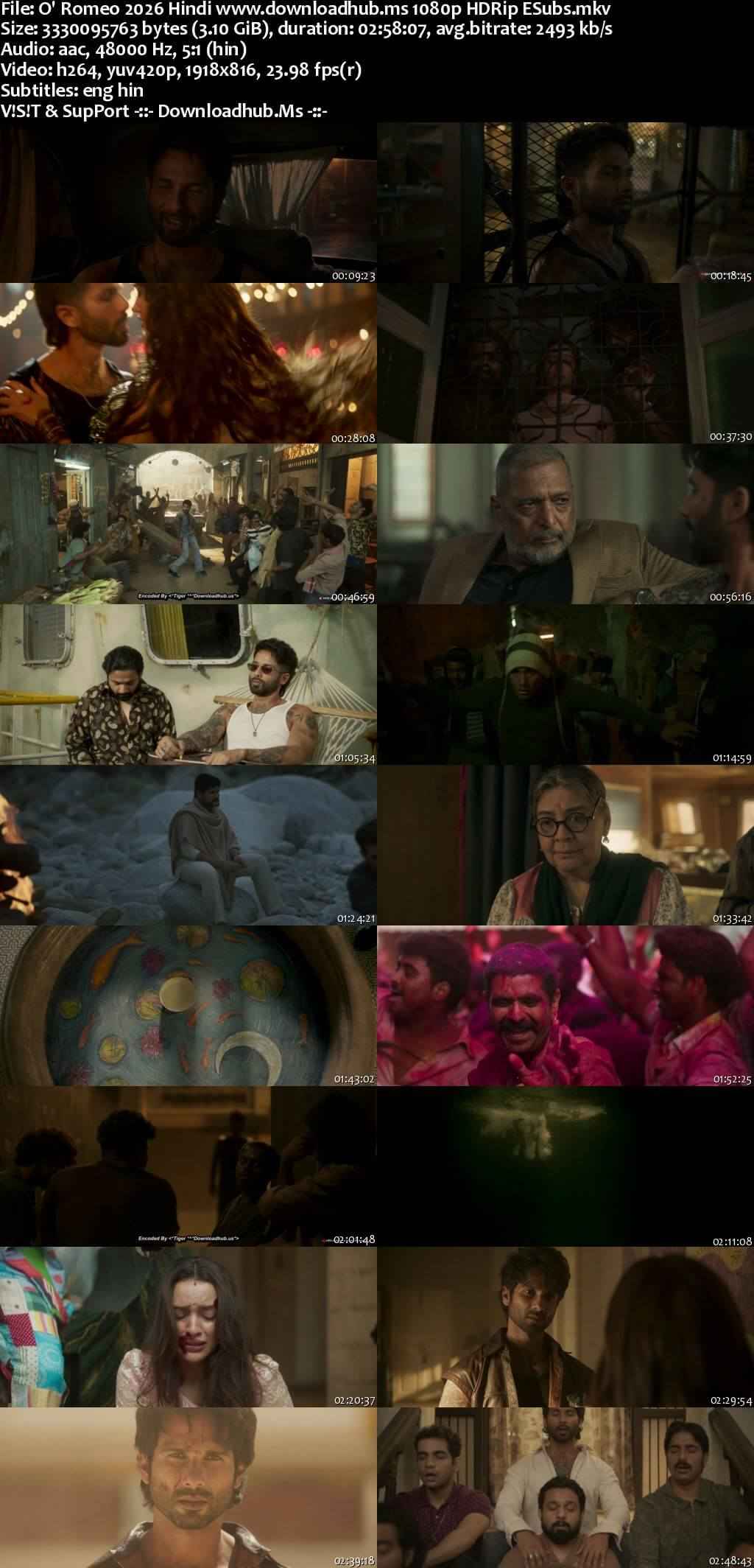 O' Romeo 2026 Hindi Movie DD5.1 4k 1080p 720p 480p HDRip ESubs x264 HEVC O' Romeo 2026 Hindi Movie DD5.1 4k 1080p 720p 480p HDRip ESubs x264 HEVC