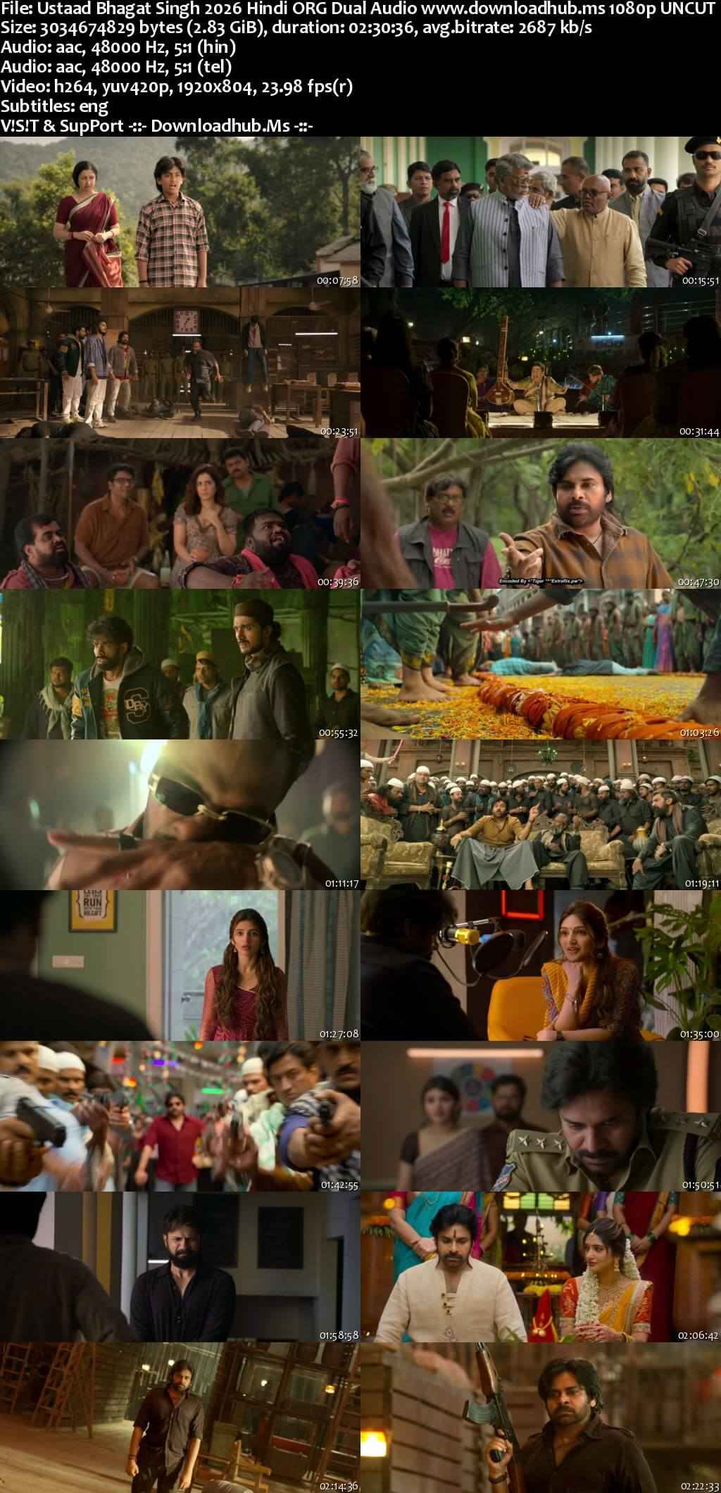 Ustaad Bhagat Singh 2026 Hindi ORG Dual Audio Movie DD5.1 4k 1080p 720p 480p UNCUT HDRip ESubs x264 HEVC