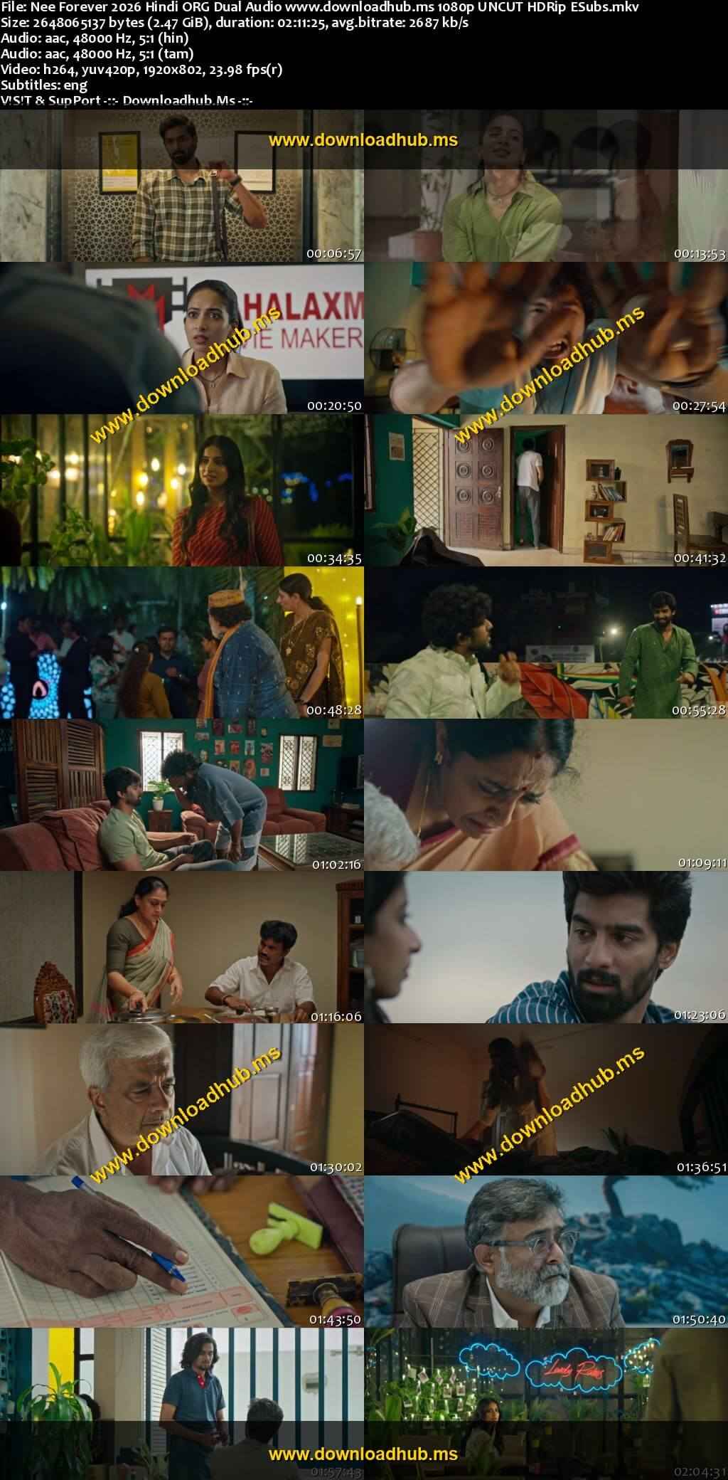 Nee Forever 2026 Hindi ORG Dual Audio Movie DD5.1 4k 1080p 720p 480p UNCUT HDRip ESubs x264 HEVC