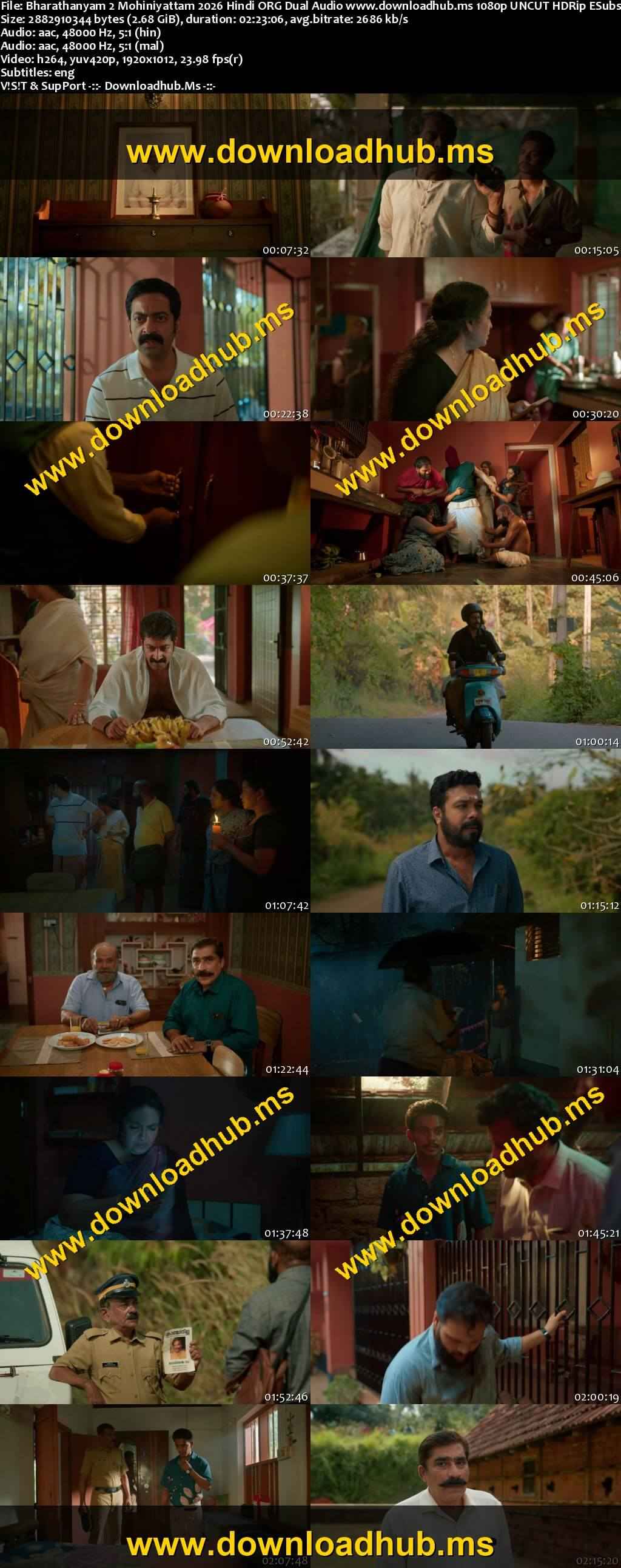 Bharathanyam 2 Mohiniyattam 2026 Hindi ORG Dual Audio Movie DD5.1 4k 1080p 720p 480p UNCUT HDRip ESubs x264 HEVC