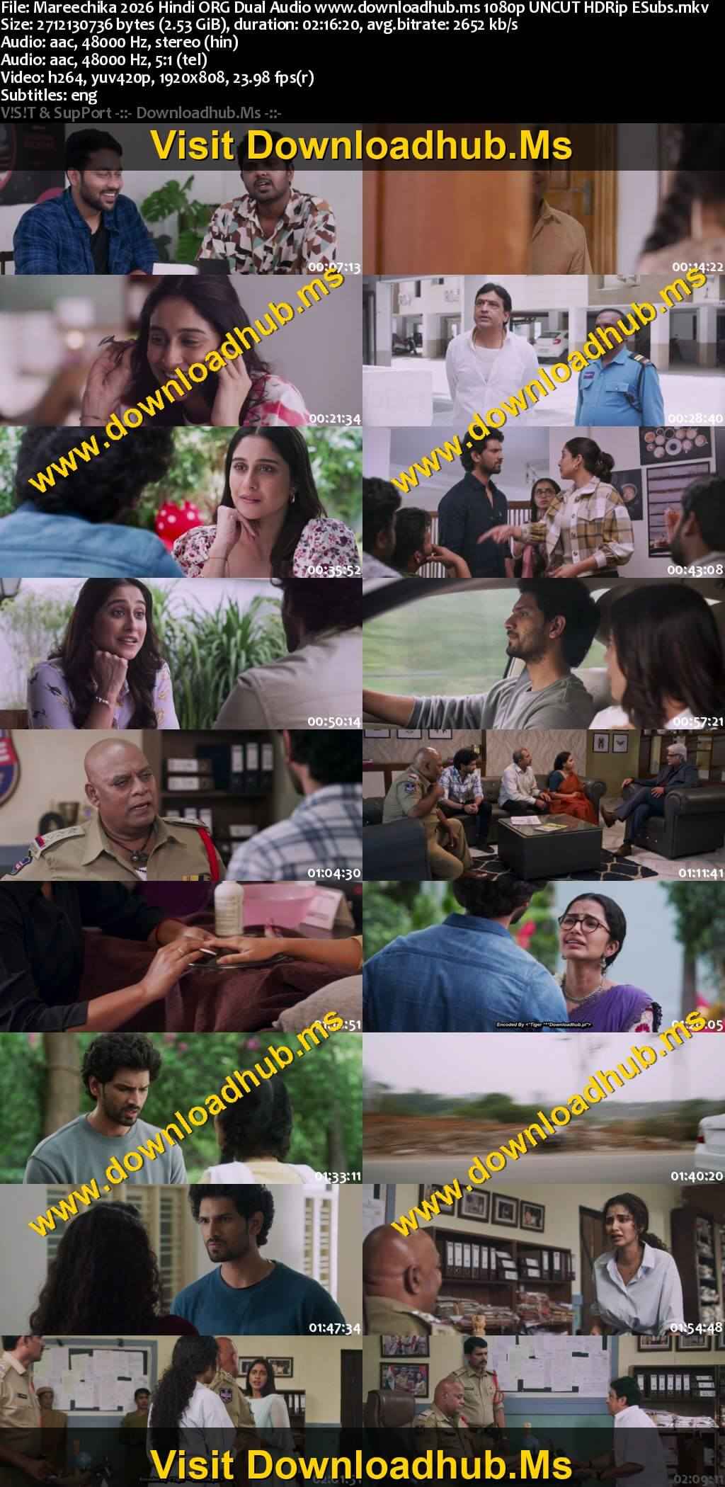 Mareechika 2026 Hindi ORG Dual Audio Movie DD2.0 1080p 720p 480p UNCUT HDRip ESubs x264 HEVC